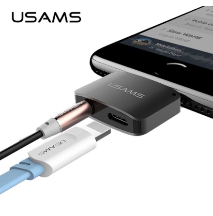 USAMS 2 in 1 adapter till iPhone 7 & iPhone 7 Plus