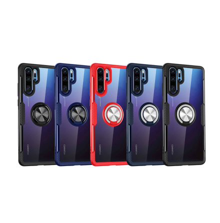 Huawei P30 Pro - Stilskert Hybridskal med Ringhllare (LEMAN)