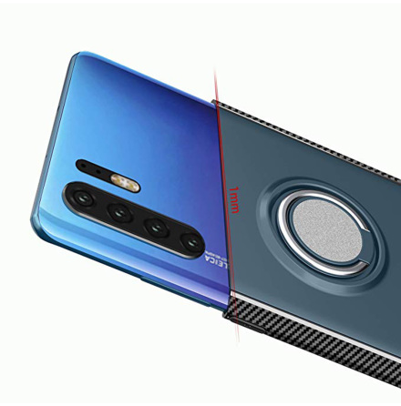 Huawei P30 Pro - Praktiskt Stilskert Skal med Ringhllare (FLOVEME)