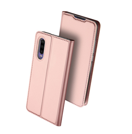 Huawei P30 - Exklusivt Praktiskt DUX DUCIS Fodral med Kortfack