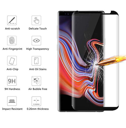 Samsung Note 9 Skrmskydd CASE-F HD-Clear ProGuard