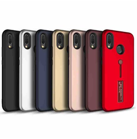 Huawei P20 Lite - Stilrent Sttdmpande Skal Silikonring 