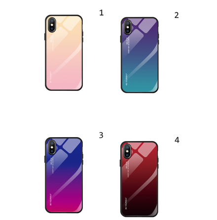 iPhone X/XS - Stilskert Skyddande Skal (GALAXY RAIN)