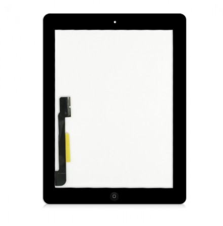 iPad 3 Touchscreen med Digitizer (SVART) inklusive homeknapp