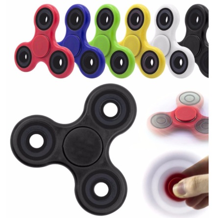 Fidget Spinner  Tri- Spinner (Lng spinntid)