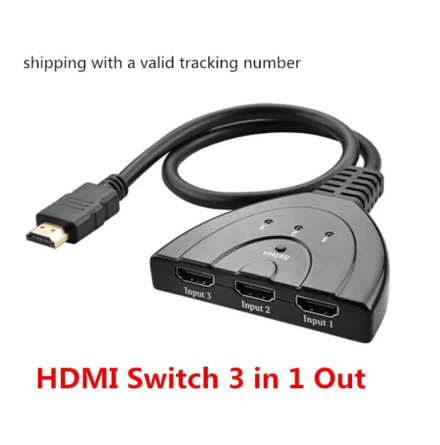 HDMI SWITCH SPLITTER 3 till 1 1080p 