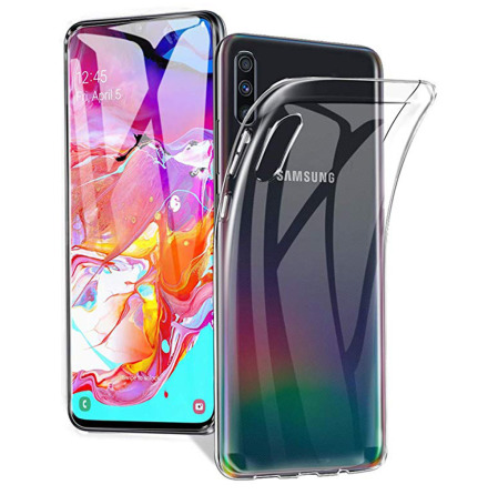 Samsung Galaxy A70 - Skyddande Silikonskal (FLOVEME)