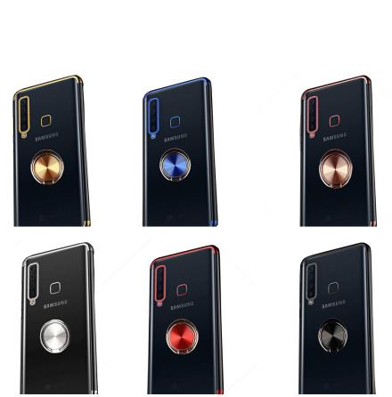 Samsung Galaxy A9 2018 - Skyddande Skal med Ringhållare